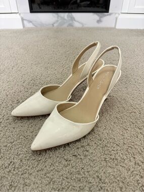 Marc Fisher Women's Hadya Heels in White - Size 8